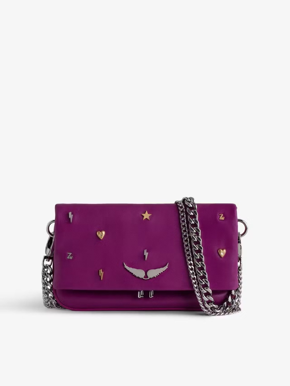 Zadig&Voltaire ~ Rock Mini Lucky Charms Clutch